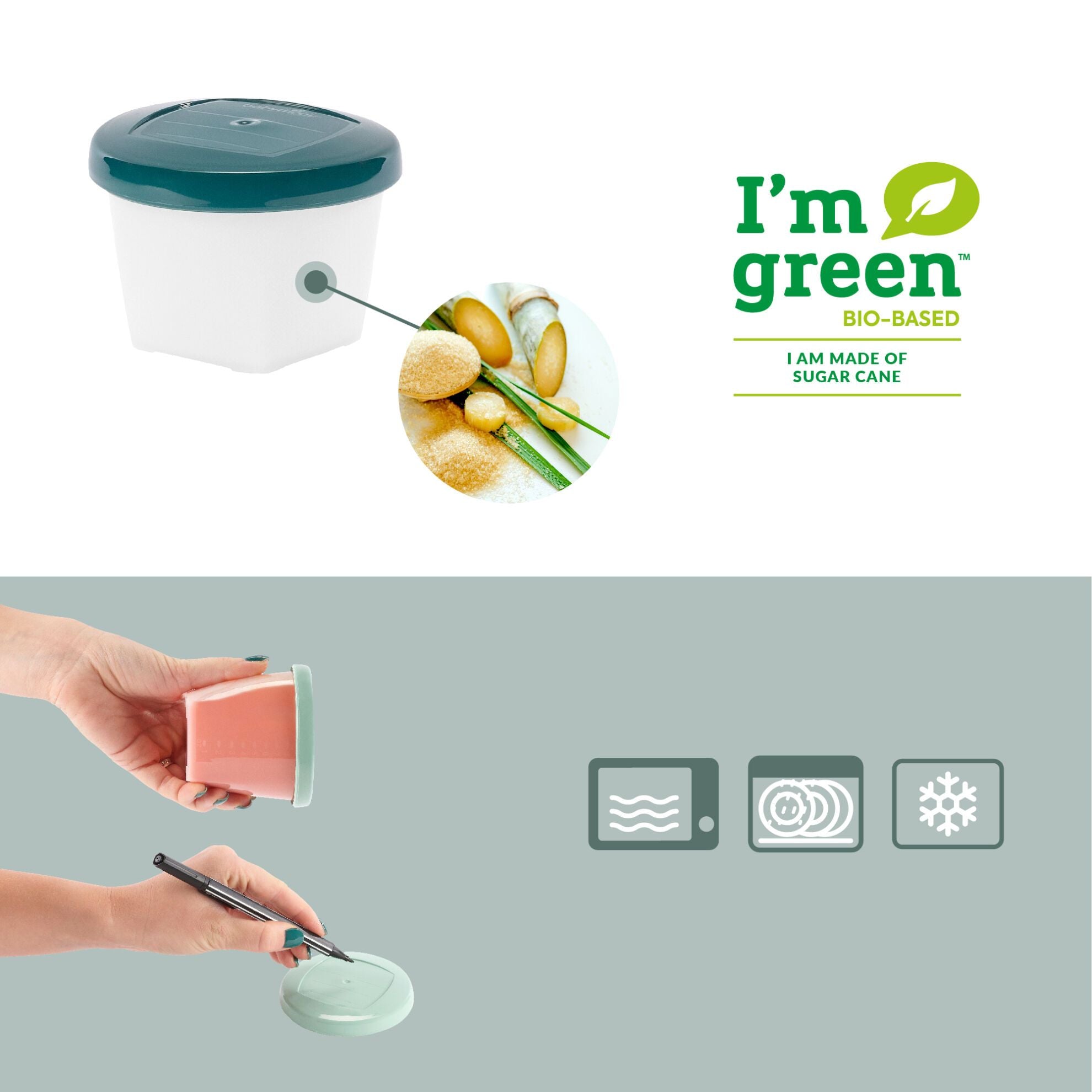 Babymoov Madbøtter (ECO) - 8x250ml + 8x180ml - Madbøtter - MamaMilla