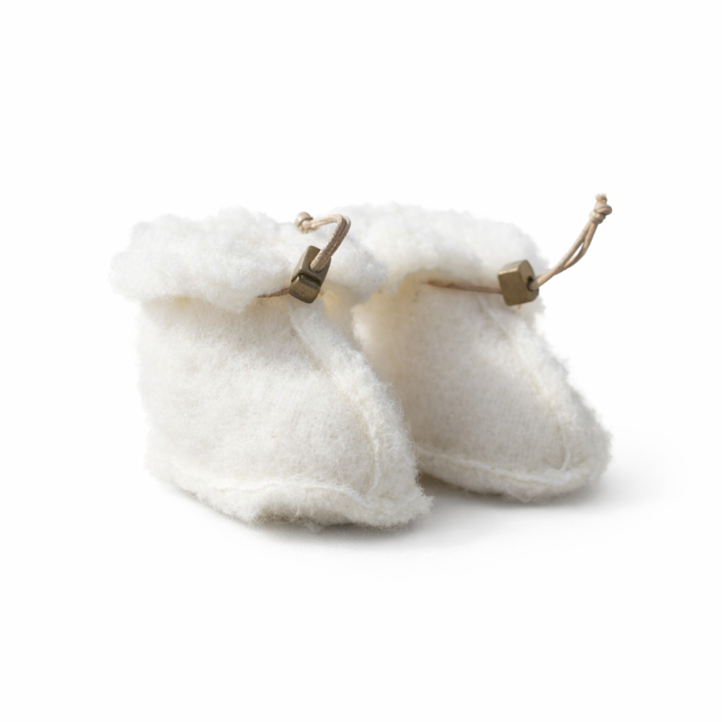 Baby uldsko af 100% økologisk fåreuld