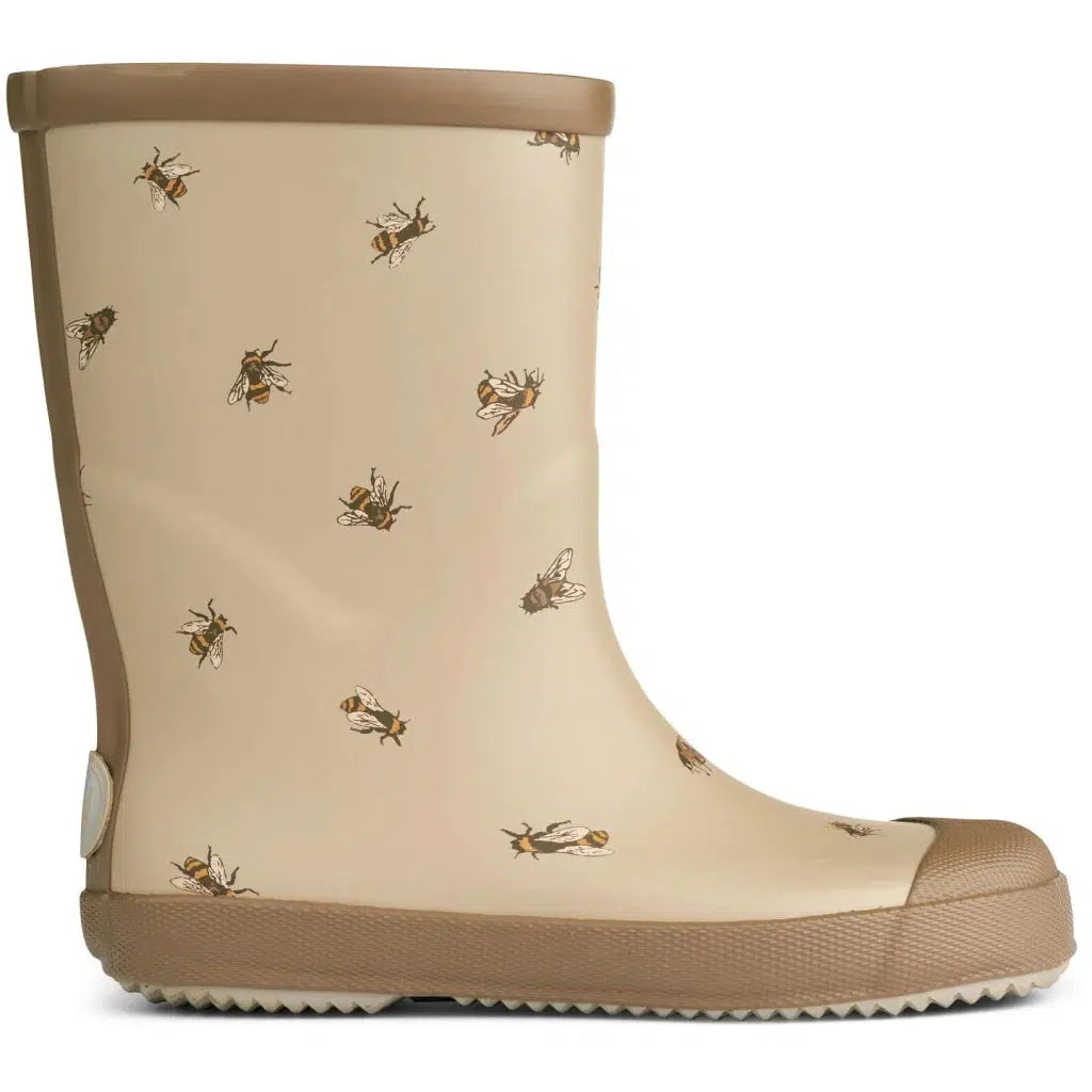 Wheat printet Muddy gummistøvler - Gravel bumblebee - gummistøvler - MamaMilla