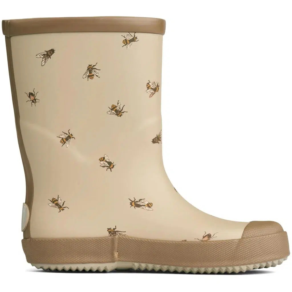 Wheat printet Muddy gummistøvler - Gravel bumblebee - gummistøvler - MamaMilla